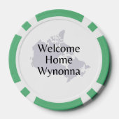 小妖精や小人 ポーカーチップ (裏面)