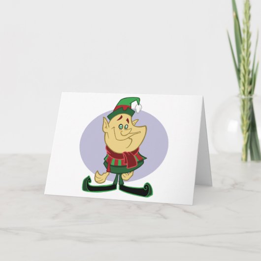 小妖精や小人-メリークリスマスカード シーズンカード (正面)