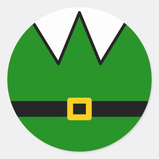 小妖精や小人 ラウンドシール (正面)