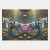 小妖精や小人 ラッピングペーパーシート (正面)