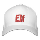 小妖精や小人 刺繍入りキャップ (正面)