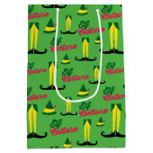 小妖精や小人 |小妖精や小人培養パターン ミディアムペーパーバッグ (裏面)