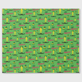 小妖精や小人 |小妖精や小人培養パターン ラッピングペーパー (フラット)