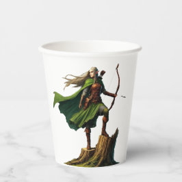 小妖精や小人（弓） 紙コップ