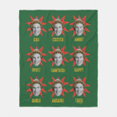 小妖精や小人 |感情 フリースブランケット (正面)