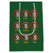 小妖精や小人 |感情 ミディアムペーパーバッグ (裏面)