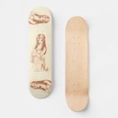 小妖精や小人(日本製アニメのスタイル) スケートボード (正面)