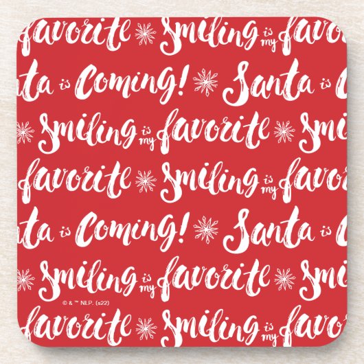 小妖精や小人 |笑顔が私のパタお気に入りのーン コースター (正面)