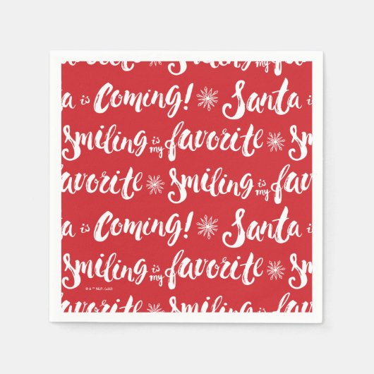 小妖精や小人 |笑顔が私のパタお気に入りのーン スタンダードカクテルナプキン (正面)