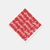 小妖精や小人 |笑顔が私のパタお気に入りのーン スタンダードカクテルナプキン (角)