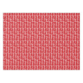 小妖精や小人 |笑顔が私のパタお気に入りのーン テーブルクロス (正面(横))