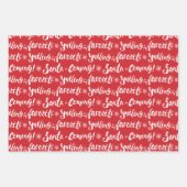 小妖精や小人 |笑顔が私のパタお気に入りのーン ラッピングペーパーシート (正面3)