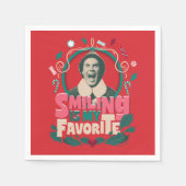 小妖精や小人 – 笑顔は私お気に入りの スタンダードカクテルナプキン (正面)