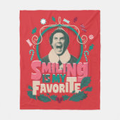 小妖精や小人 – 笑顔は私お気に入りの フリースブランケット (正面)
