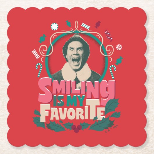 小妖精や小人 – 笑顔は私お気に入りの ペーパーコースター (正面)