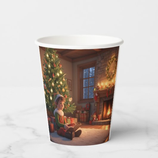 小妖精や小人 紙コップ (裏面)