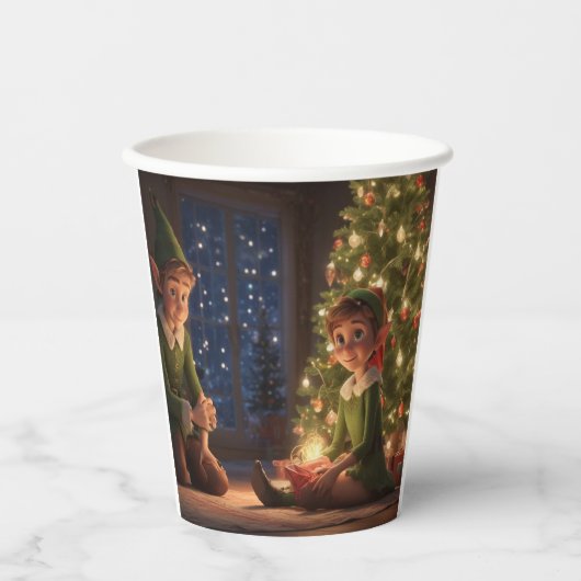 小妖精や小人 紙コップ (正面)