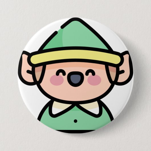 小妖精や小人 缶バッジ (正面)