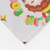 小妖精や小人 | 4つの主要な食品グループのパターン フリースブランケット (角)