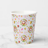 小妖精や小人 | 4つの主要な食品グループのパターン 紙コップ (左)