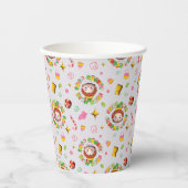 小妖精や小人 | 4つの主要な食品グループのパターン 紙コップ (正面)