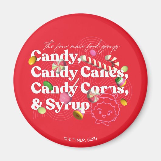 小妖精や小人 | 4つの主要な食品グループ マグネット (正面)