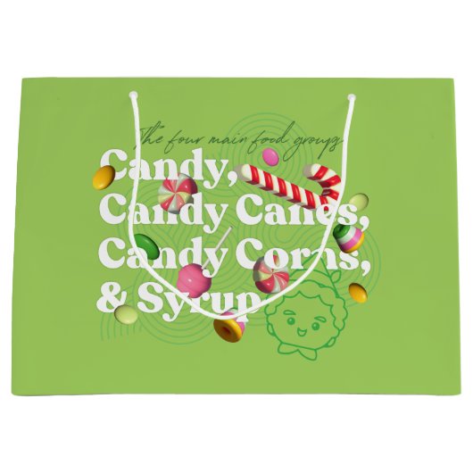 小妖精や小人 | 4つの主要な食品グループ ラージペーパーバッグ (正面)