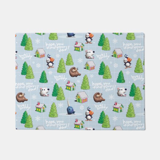 小妖精や小人 | Bye Buddyあなたのパパ ドアマット (正面)