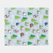 小妖精や小人 | Bye Buddyあなたのパパ フリースブランケット (正面(横))