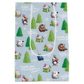 小妖精や小人 | Bye Buddyあなたのパパ ミディアムペーパーバッグ (裏面)