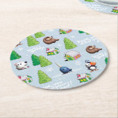 小妖精や小人 | Bye Buddyあなたのパパ ラウンドペーパーコースター (アングル)