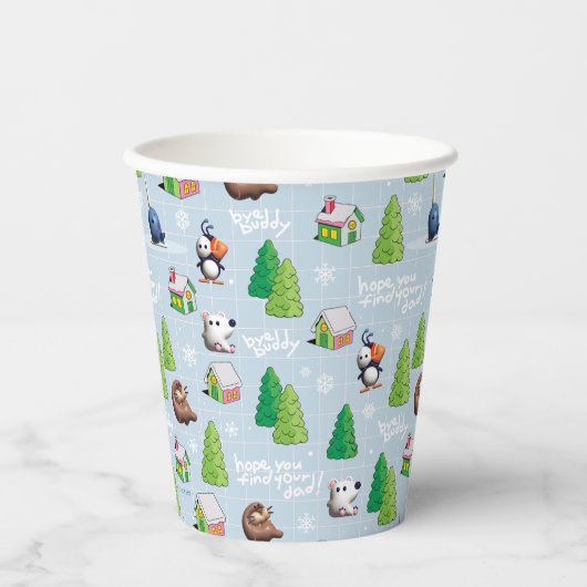 小妖精や小人 | Bye Buddyあなたのパパ 紙コップ (正面)