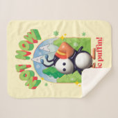 小妖精や小人 | Not Now Arctic Puffin! シェルパブランケット (正面(横))