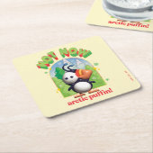 小妖精や小人 | Not Now Arctic Puffin! スクエアペーパーコースター (アングル)