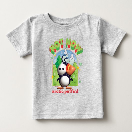 小妖精や小人 | Not Now Arctic Puffin! ベビーTシャツ (正面)