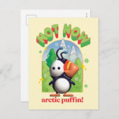 小妖精や小人 | Not Now Arctic Puffin! ポストカード (正面/裏面)