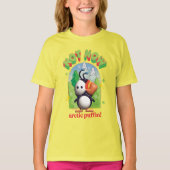 小妖精や小人 | Not Now Arctic Puffin! Tシャツ (正面)