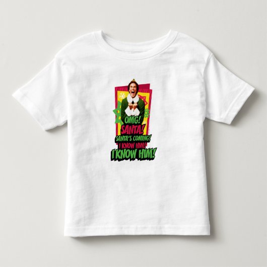 小妖精や小人 | OMG!サンタ！ トドラーTシャツ (正面)