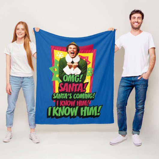 小妖精や小人 | OMG!サンタ！ フリースブランケット (インサイチュ)