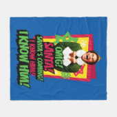 小妖精や小人 | OMG!サンタ！ フリースブランケット (正面(横))