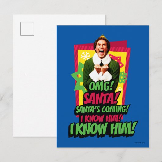 小妖精や小人 | OMG!サンタ! ポストカード (正面/裏面)