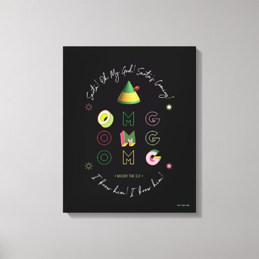 小妖精や小人 | Santa OMG キャンバスプリント (正面)