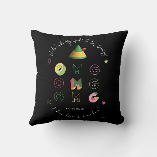 小妖精や小人 | Santa OMG クッション (裏面)