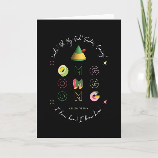 小妖精や小人 | Santa OMG ノートカード (正面)