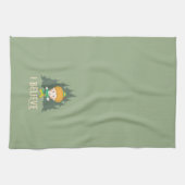 小妖精や小人I信じに相乗り キッチンタオル (横)