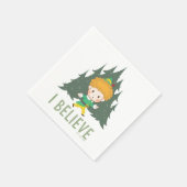 小妖精や小人I信じに相乗り スタンダードカクテルナプキン (角)