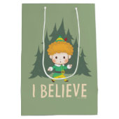 小妖精や小人I信じに相乗り ミディアムペーパーバッグ (裏面)