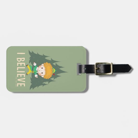 小妖精や小人I信じに相乗り ラゲッジタグ (正面横)