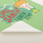 小妖精や小人OMGサンタ！彼を知ってる！ シェルパブランケット (3/4)