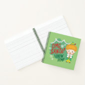 小妖精や小人OMGサンタ！彼を知ってる！ ノートブック (内部)